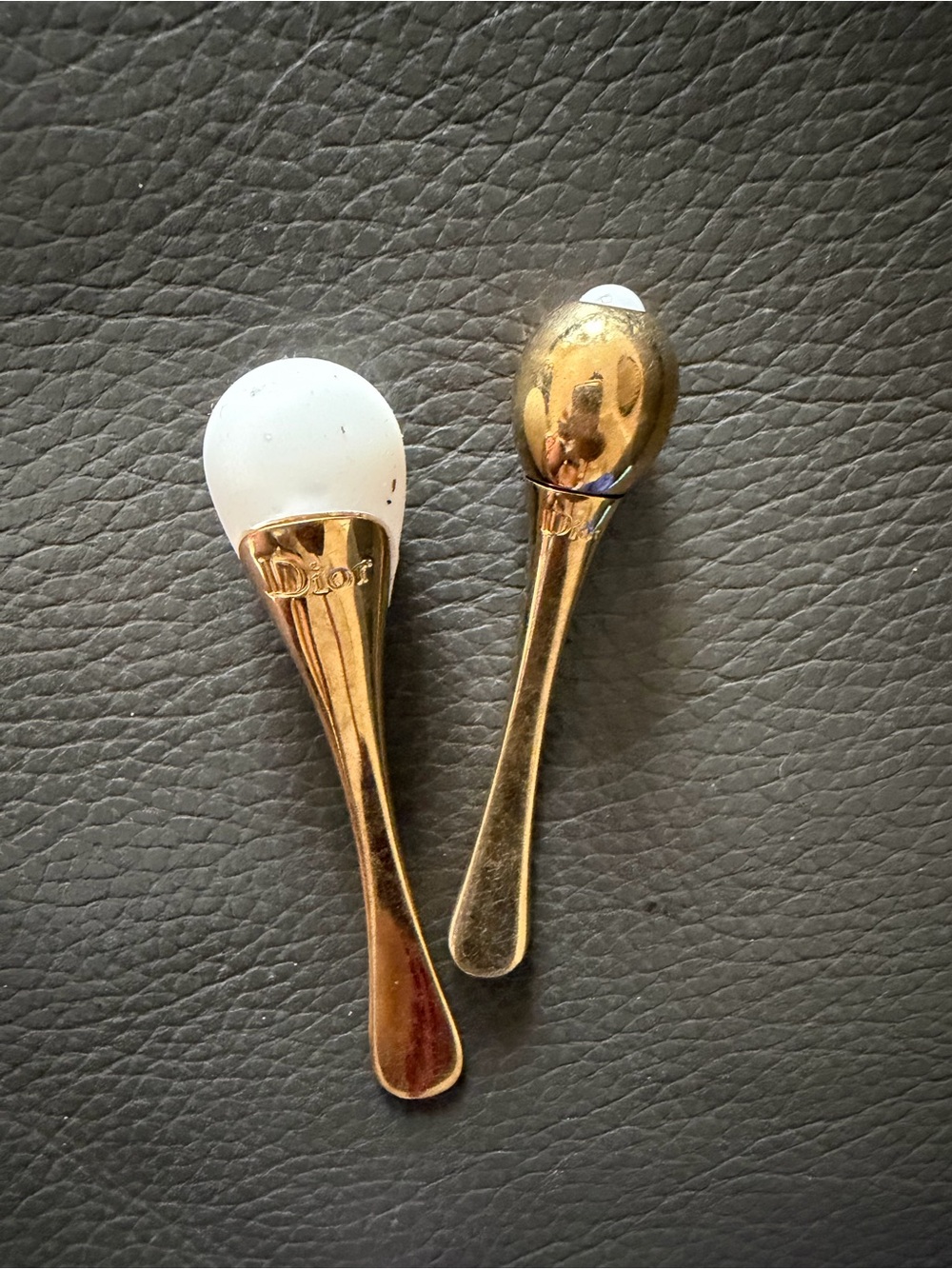 Dior Gold Facial Massage Tools with White Silicone Tips